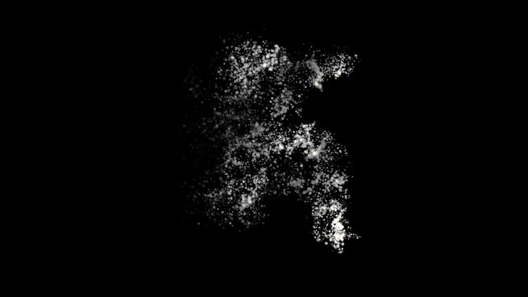 Swastika Religious symbol Animation, Particle Animation of Religious Swastika Icon.