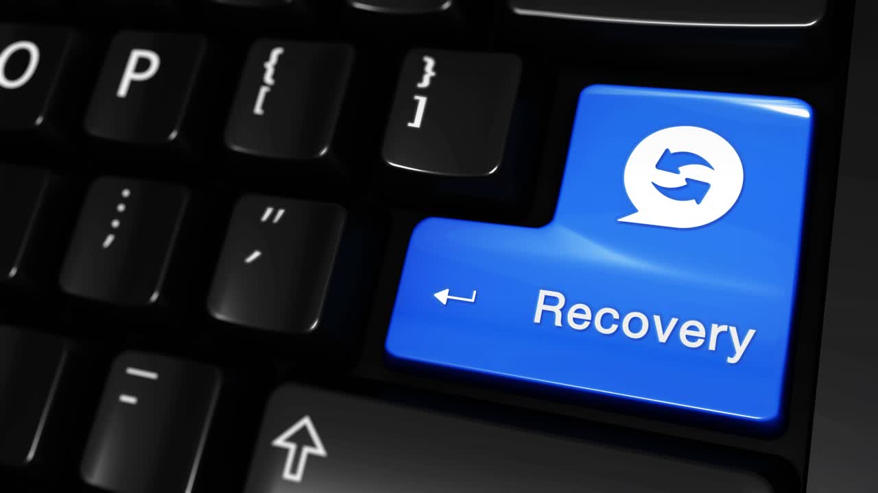 Recovery Key on a Keyboard