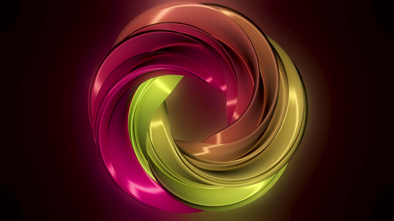 arte en espiral 3d abstracto