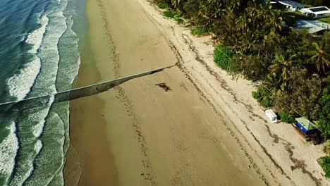 protection net against jellyfish on the tropical beach