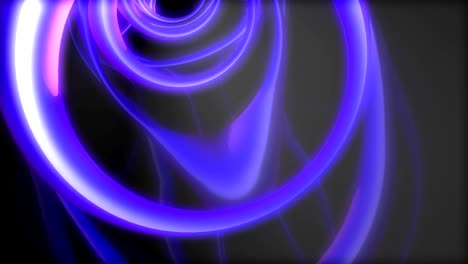 túnel abstracto de luces púrpuras