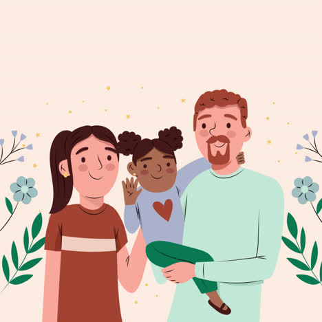 retrato de la familia
