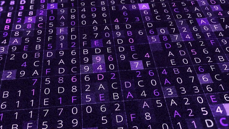 Abstract Digital Code Background
