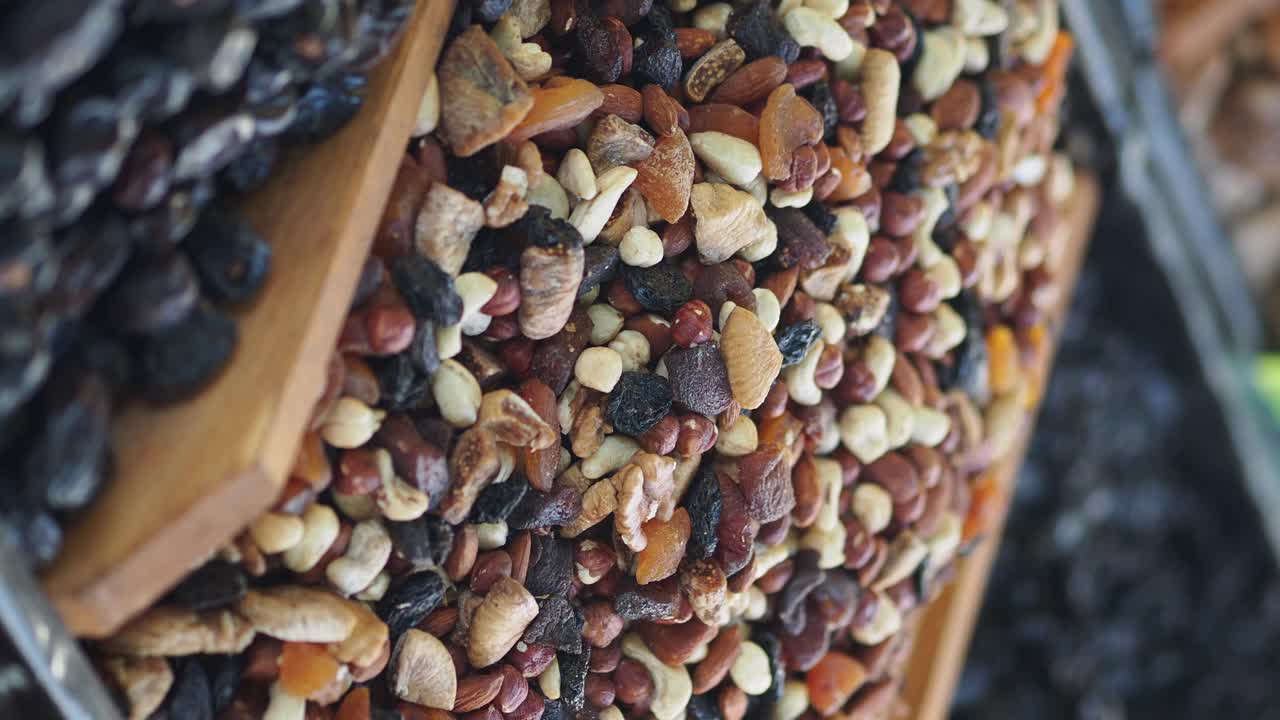 Assortment of Nuts and Dried Fruits