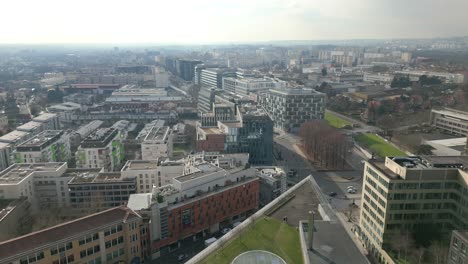 Vista-Panorámica-Del-Paisaje-Urbano-De-Arcueil-Cerca-De-París-En-Francia