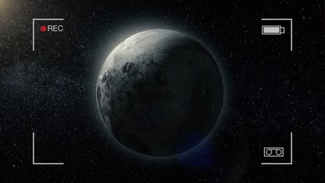 gas giant planet. beauty of deep space. billions of galaxies in the universe. incredibly beautiful. ganymede
