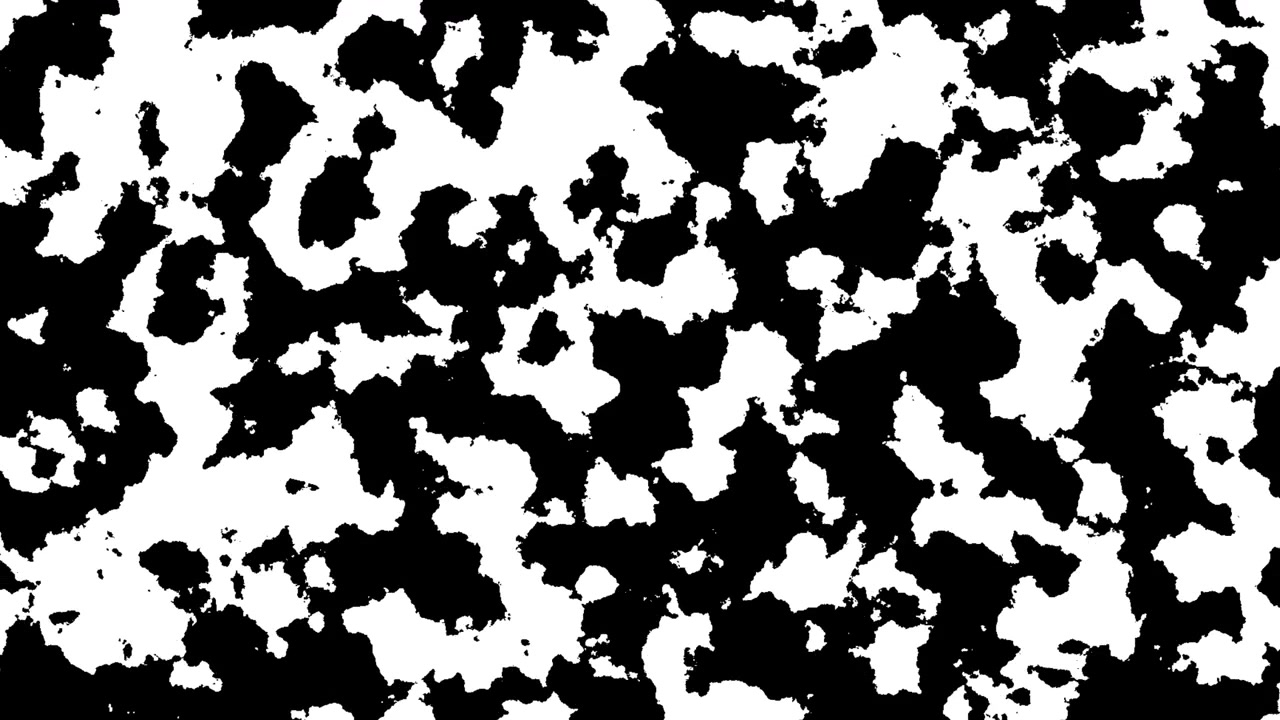 Effetto di Transizione Astratto con Macchia d'Inchiostro Bianco e Nero