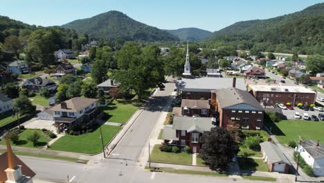 pineville kentucky in bell county kentucky aerial