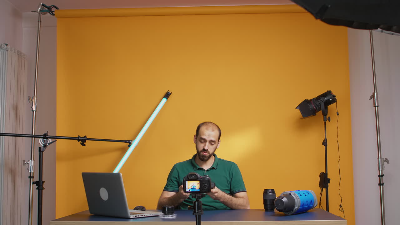 revisión de la batería np-f del videógrafo