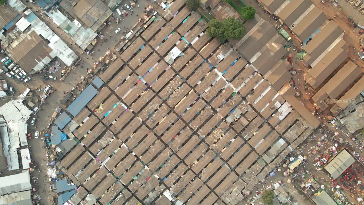 짐바브웨 하라레 의  ⁇ 바레 무스카 의 공중 드론