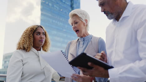 leadership, senior or business people networking