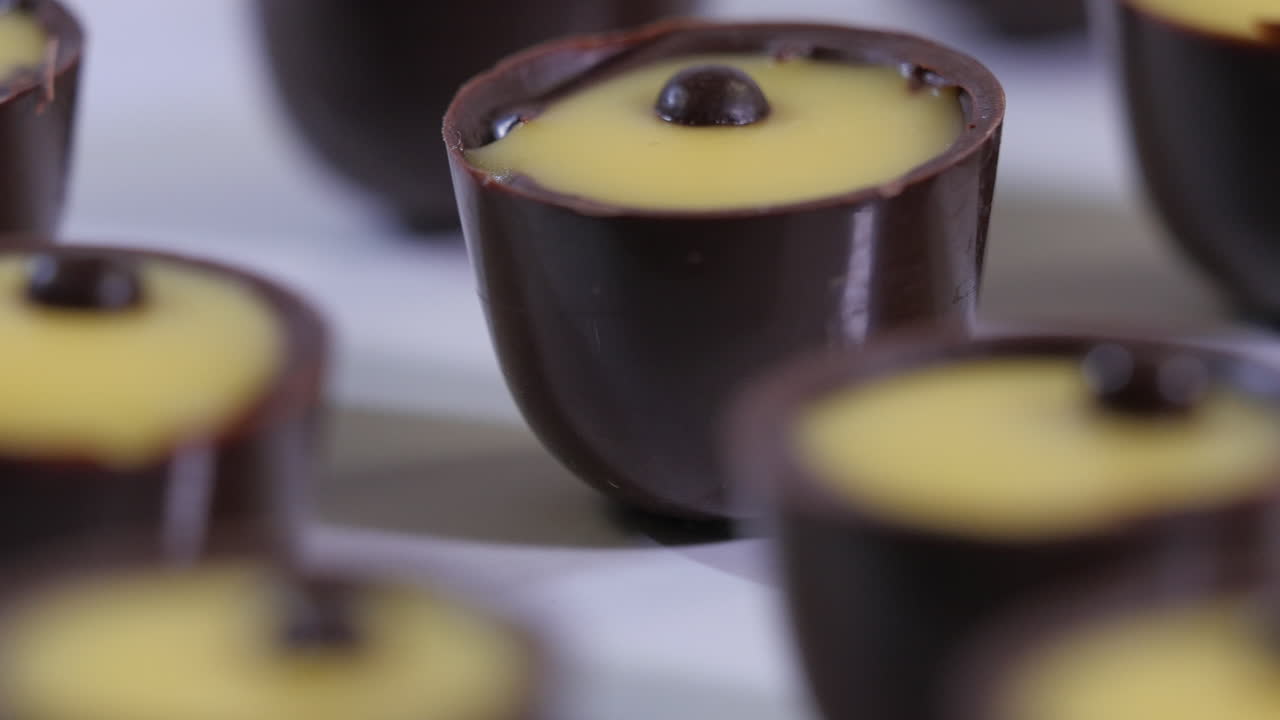 다양한 초콜릿 트루플