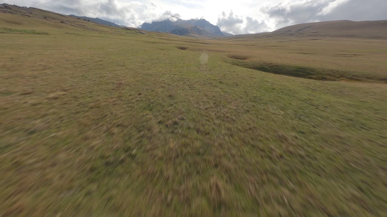 rusia, las montañas caucásicas, los campos alpinos de lagonaki