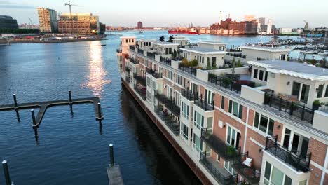 apartment unit homes on waterfront