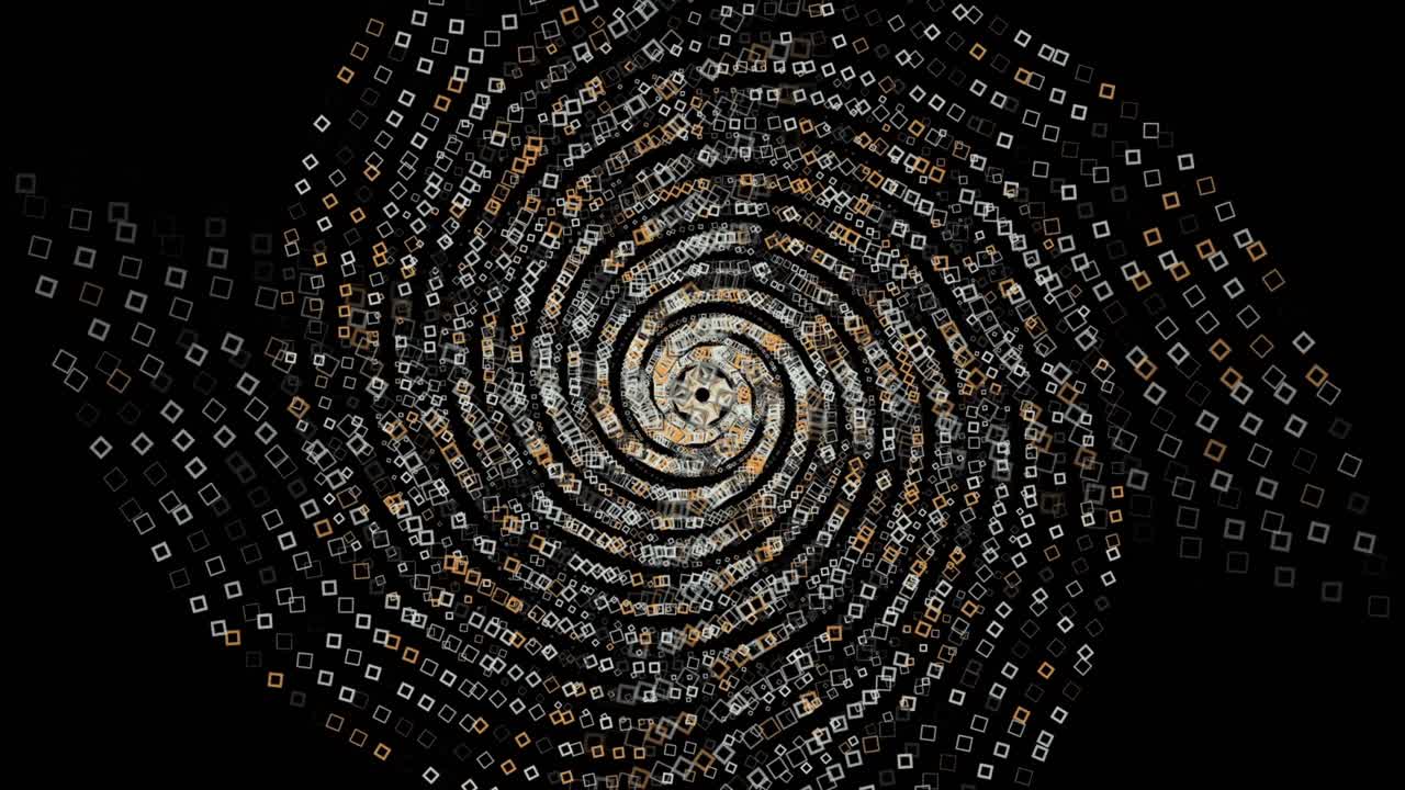 Abstract Geometric Spiral Pattern Background