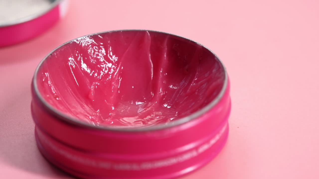 Pink Lip Balm Container