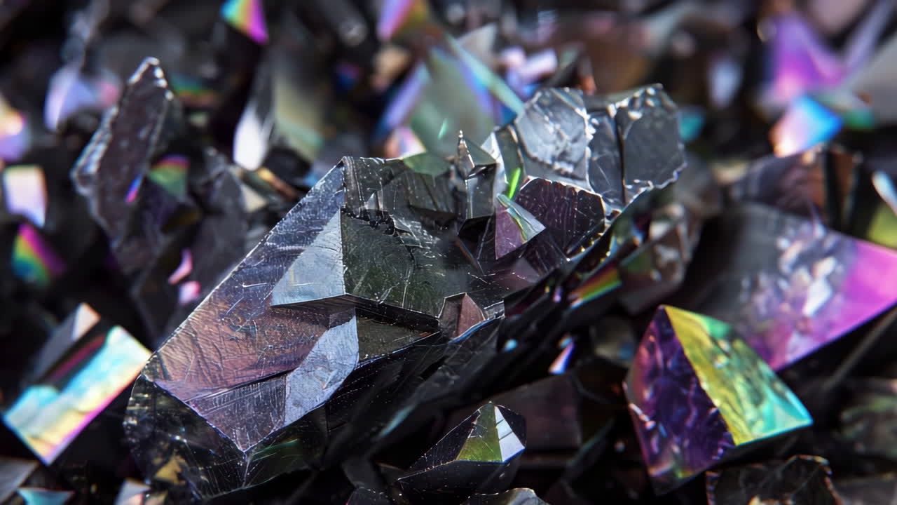 클로즈업 홀로그램 블랙 스톤