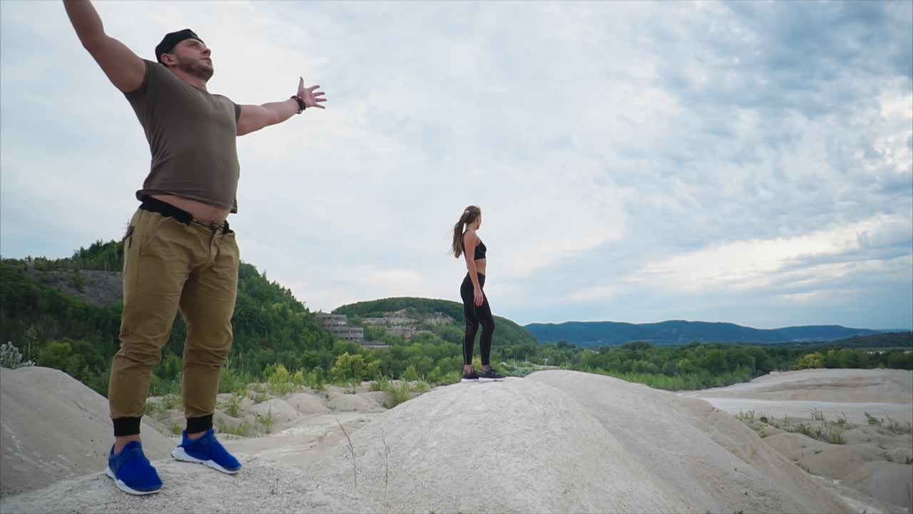 People Relaxing Outdoors