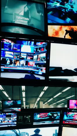 newsroom multiple screens