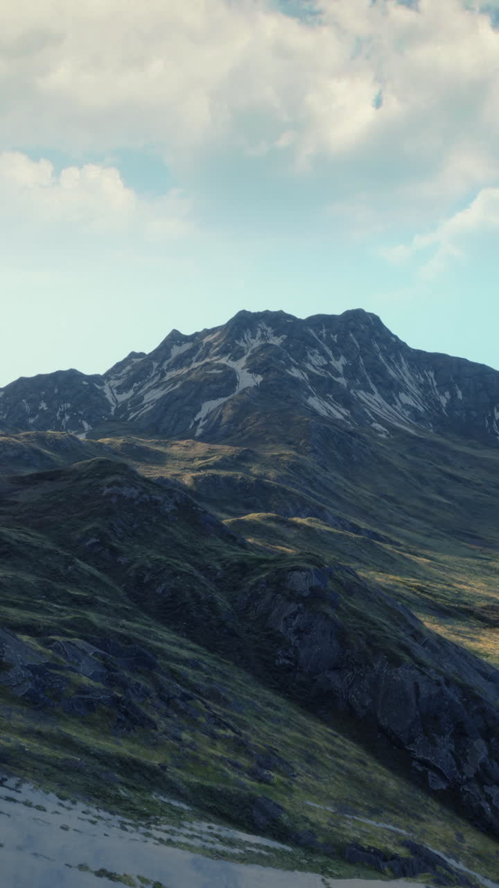 el majestuoso paisaje montañoso