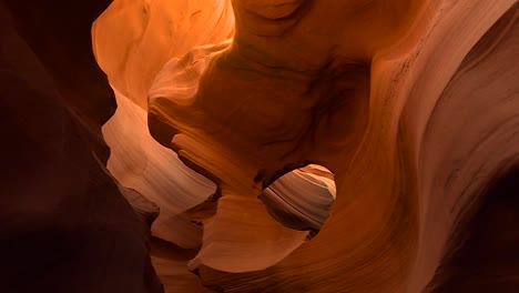 dramatic dolly in shot of antelope canyon