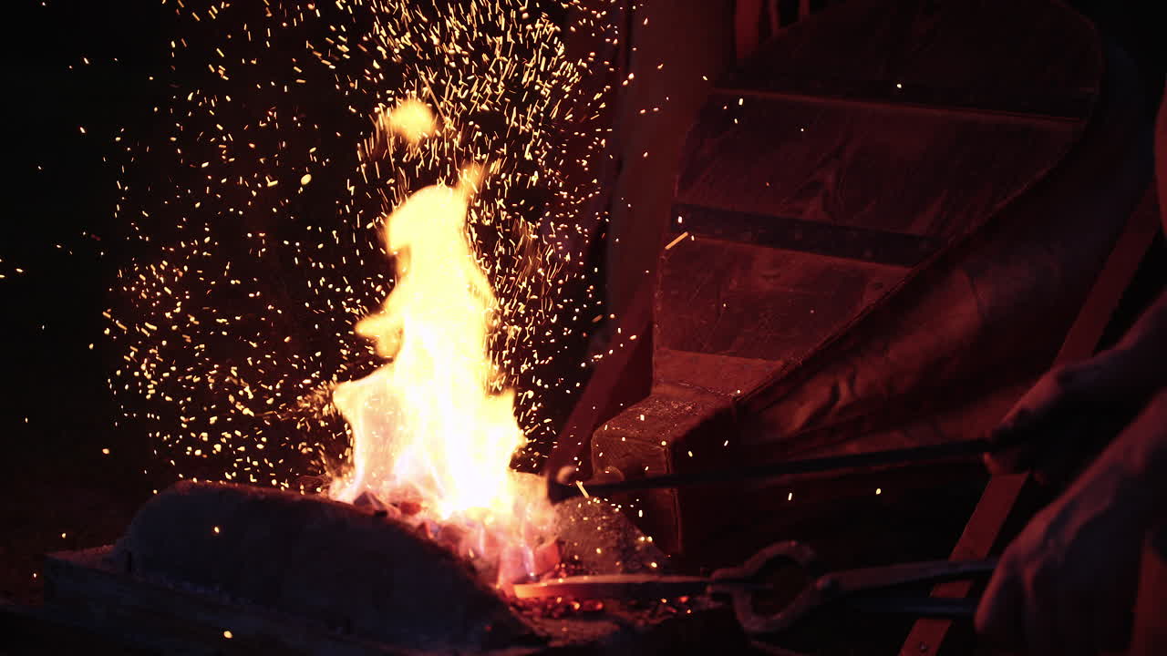 Blacksmith at work