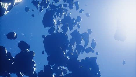 exploring the vast expanse of asteroids floating in deep space