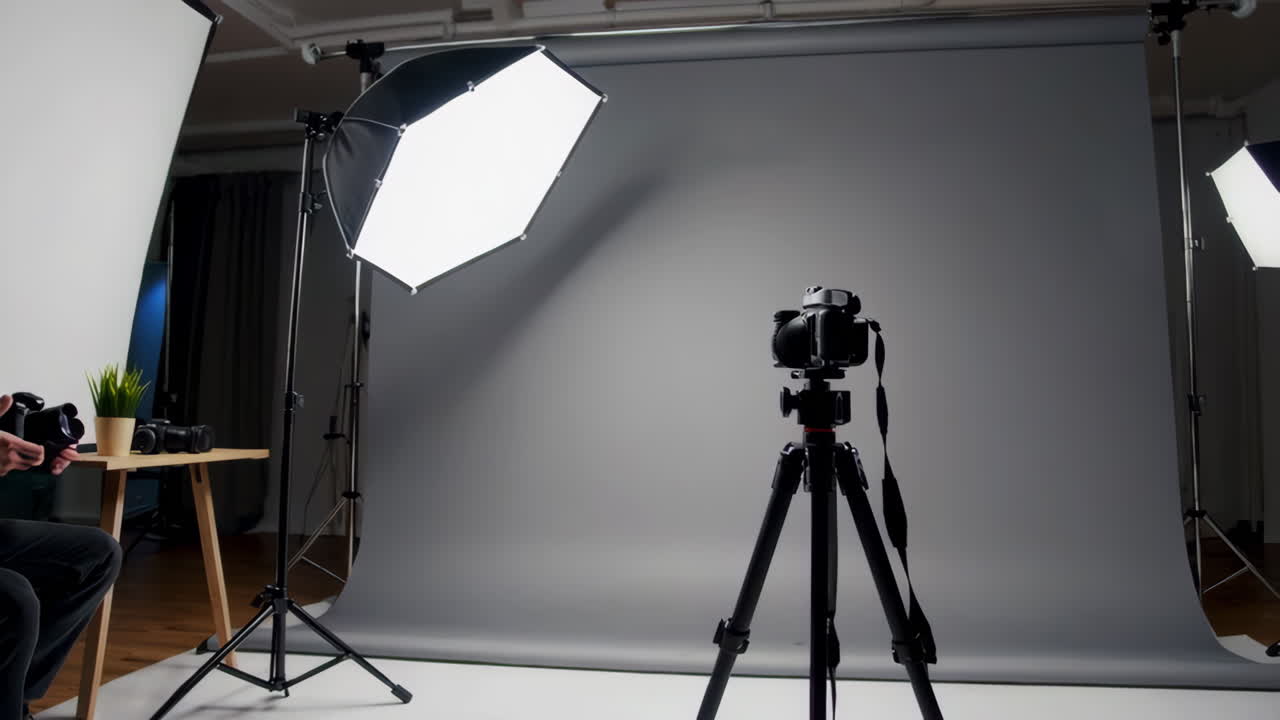 Professional Photographer in Studio