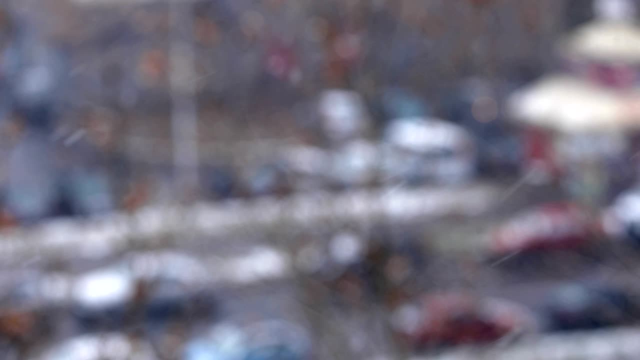 nevadas en la ciudad de belgrado, serbia