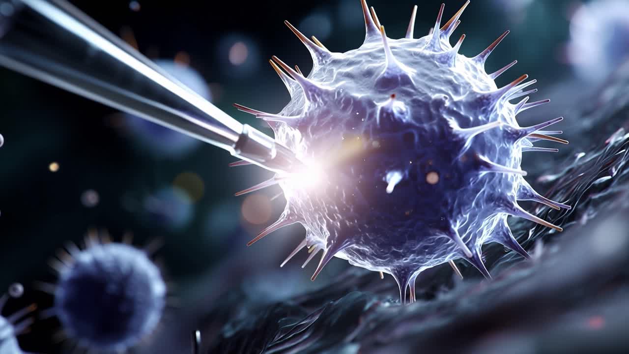 Ricerca Innovativa in Biologia Cellulare: Osservazioni Microscopiche di Cellule Immunitarie Selezionate per l'Esame con Tecniche e Tecnologie di Laboratorio Avanzate.