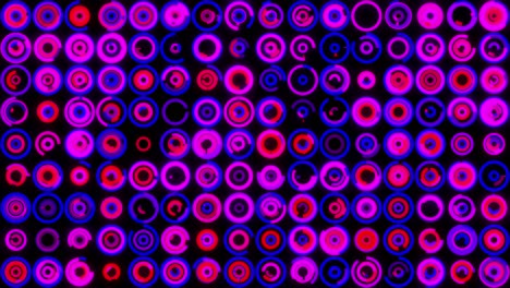 patrón geométrico abstracto con círculos de colores