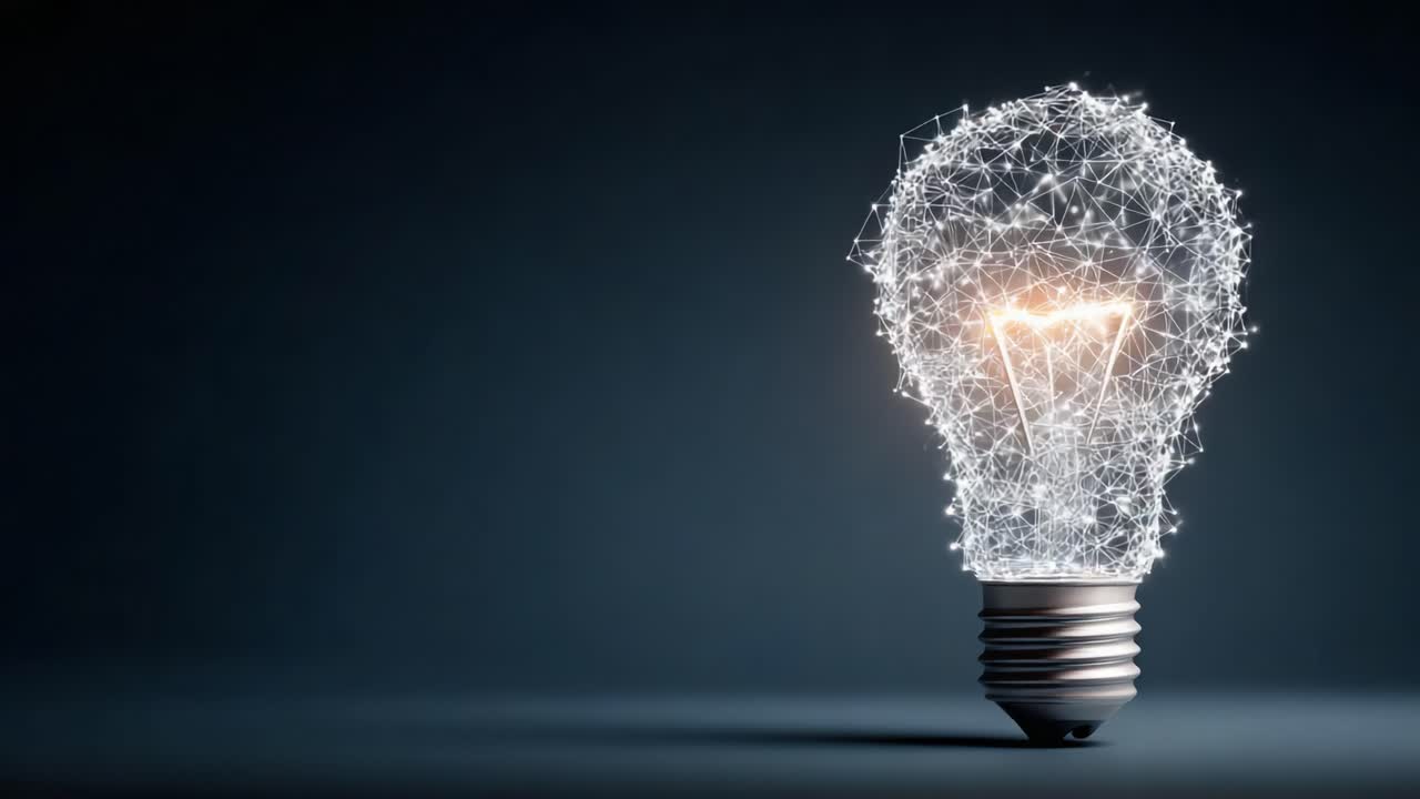 The Evolution of Illumination: A Stunning Visual Transition from an Innovative Light Bulb Design to a Bright Energy Source, Showcasing the Fusion of Technology and Creativity
