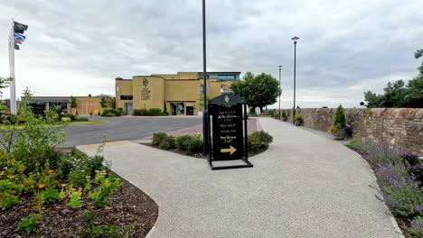 pathway leading to hotel entrance in scotland