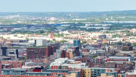 Aesthetic-infrastructure-campus-of-Sheffield-Hallam-Collegiate-aerial