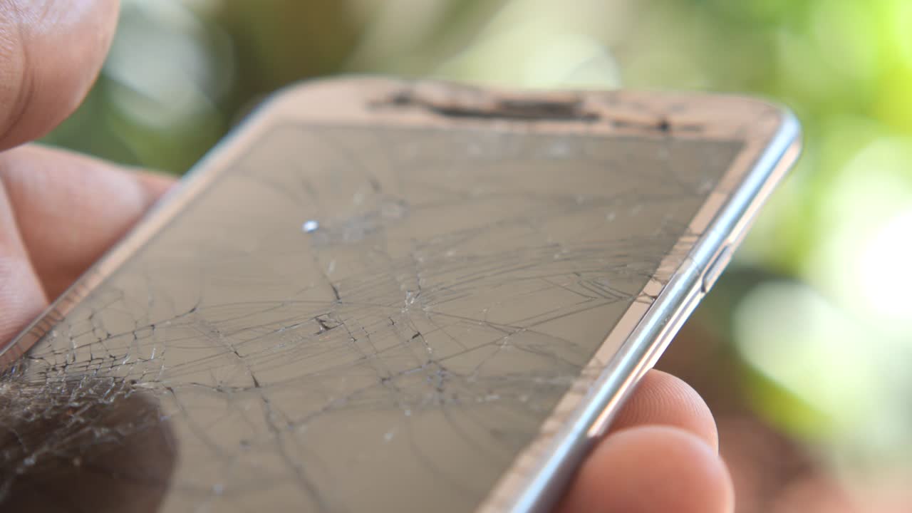 Broken Smartphone Screen