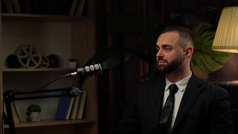 podcast interview with a businessman