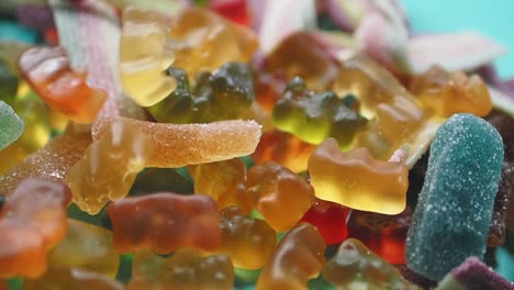 colorful assortment of gummy candies