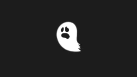 white-ghost-loop-motion-graphics-video-transparent-background-with-alpha-channel