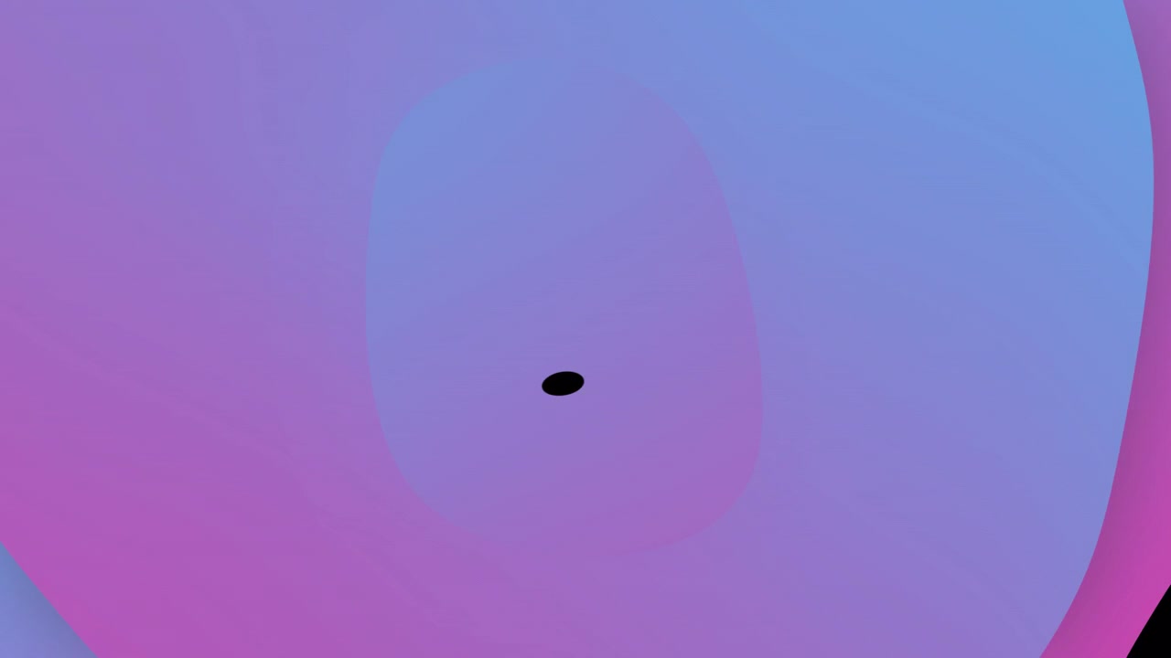 Dynamic Abstract Animation with Expanding Gradient Shapes