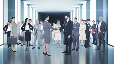 group of business people meeting