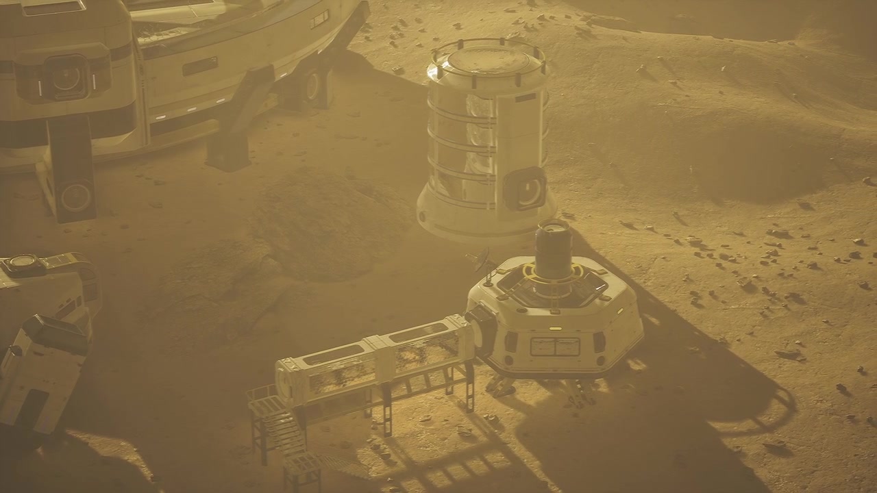 Close examination of martian operational center with automation features