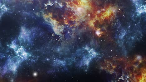 nubes nebulosas en el universo