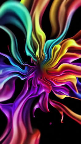 arte fluido abstractamente colorido