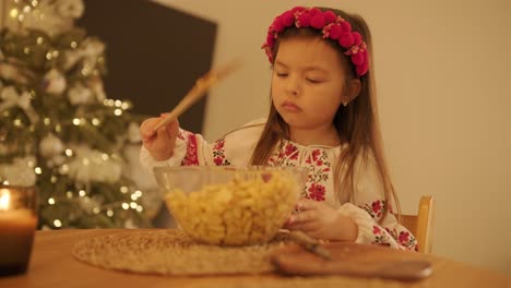 mother and daughter preparing for christmas celebration