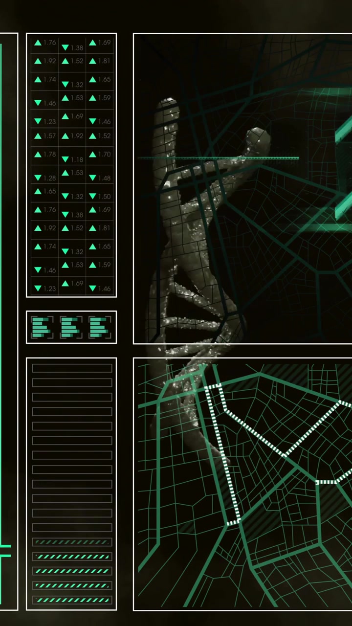 Animating DNA analysis and data visualization over scientific interface