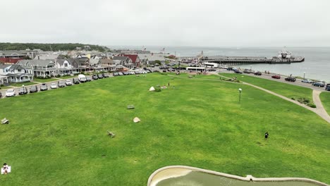 ocean park on the island of martha's vineyard in massachusetts