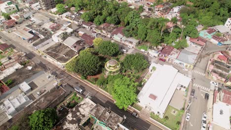 aerial view of a town in the dominican republic