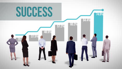 Business-team-watching-success-chart