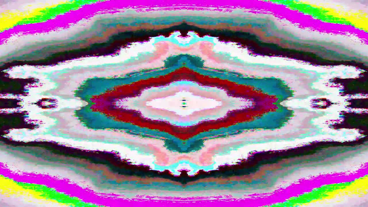 fondo iridescente con fuga de luz de caleidoscopio multicolor