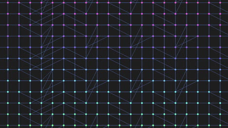 colorful intersecting lines create intricate grid pattern